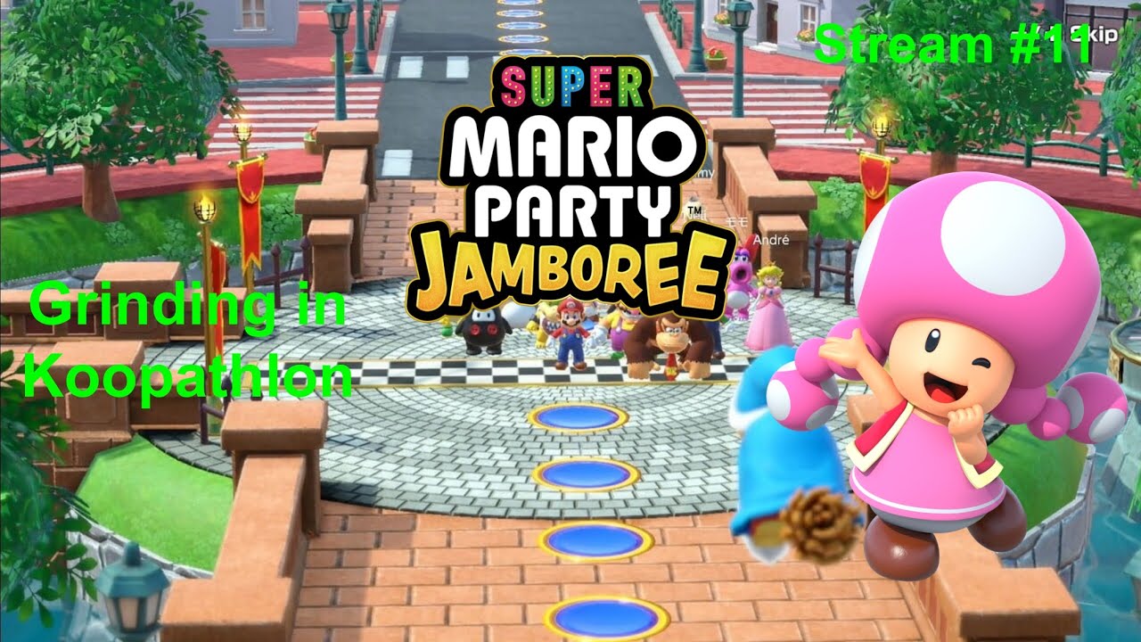 Super Mario Party Jamboree Stream #11 Time for Koopathlon Grinding!