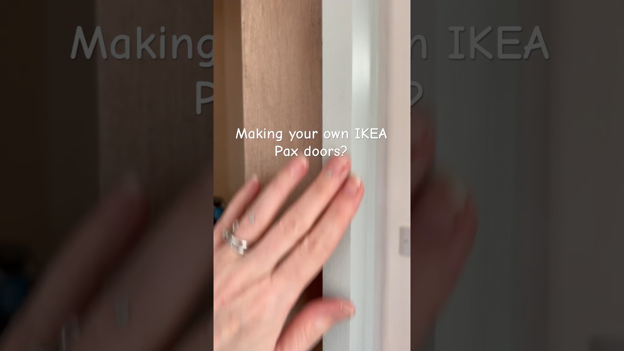 IKEA Pax - Make Your Own Doors Hack - Smooth MDF Edge