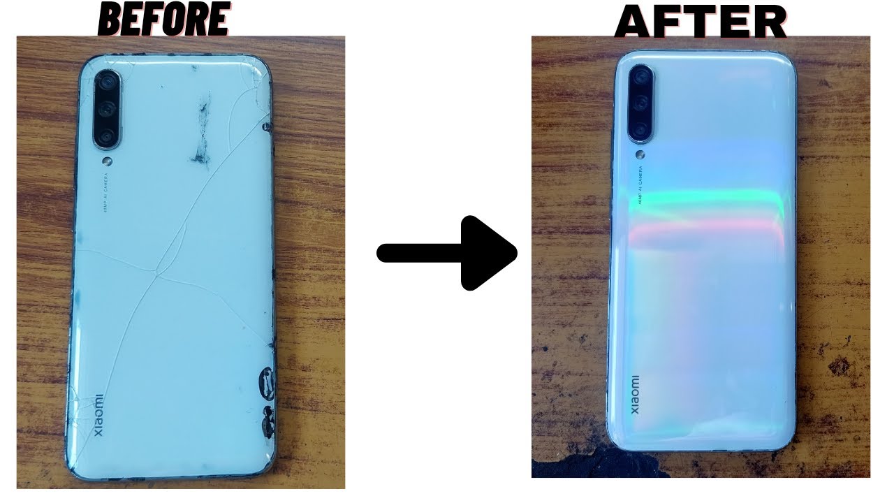 XIAOME MI A3 BACK PANEL CHANGE ||BROKEN GLASS CHANGE