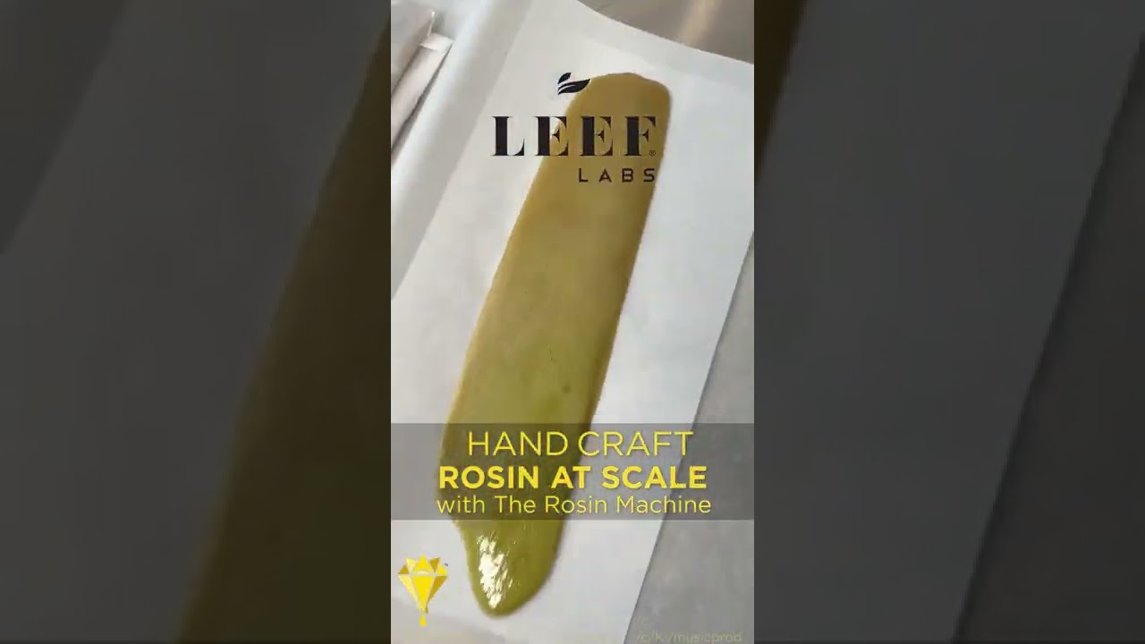 Handcraft Rosin at Scale with The Rosin Machine Leef Labs x Access Rosin #Shorts