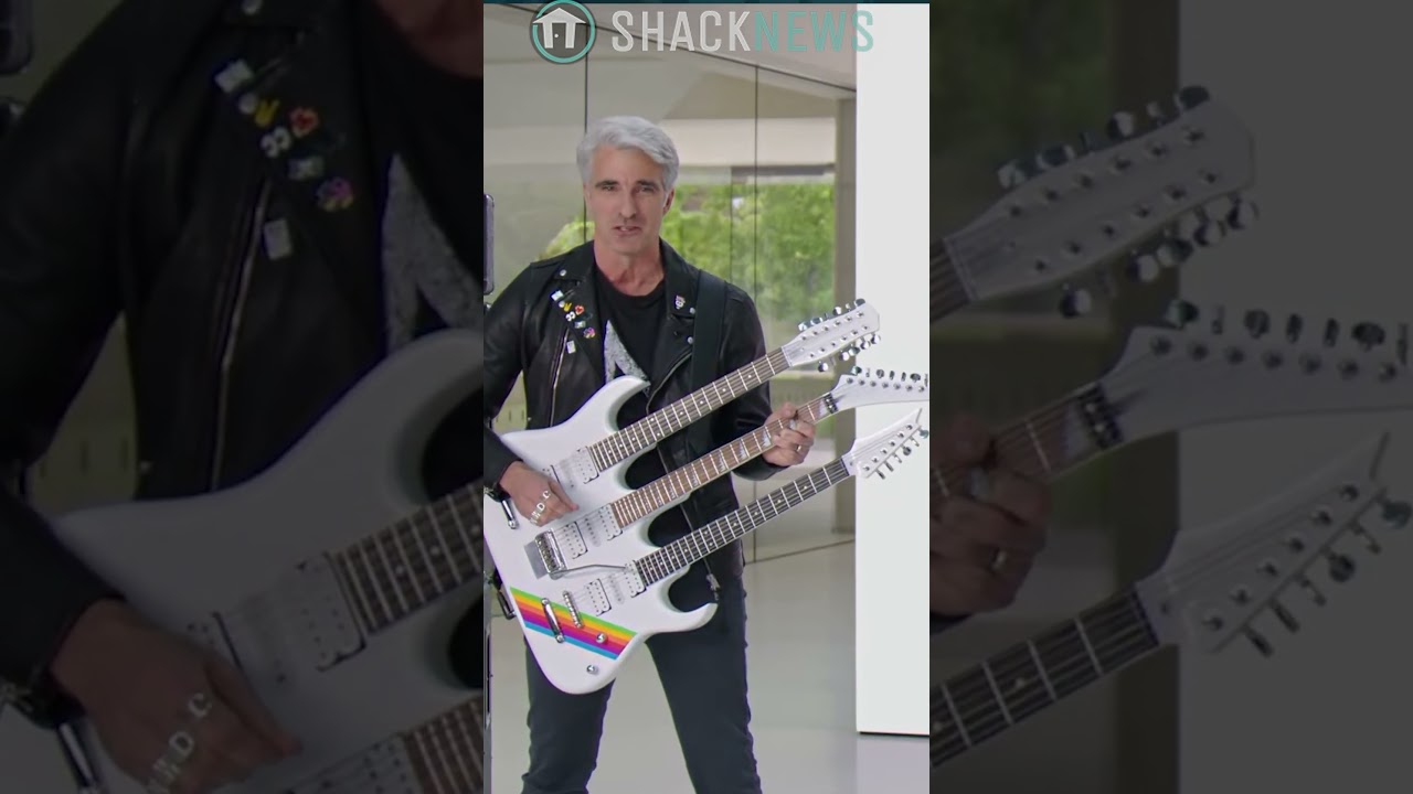 Крейг Федериги разрывает гитару на главном докладе Apple WWDC 23