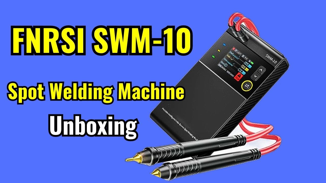 FNRSI SWM-10 Spot welder unboxing