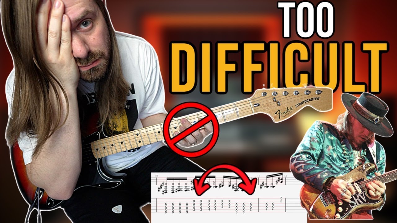 This Stevie Ray Vaughan Riff Is Way too Hard To Play...So Let's Play It!