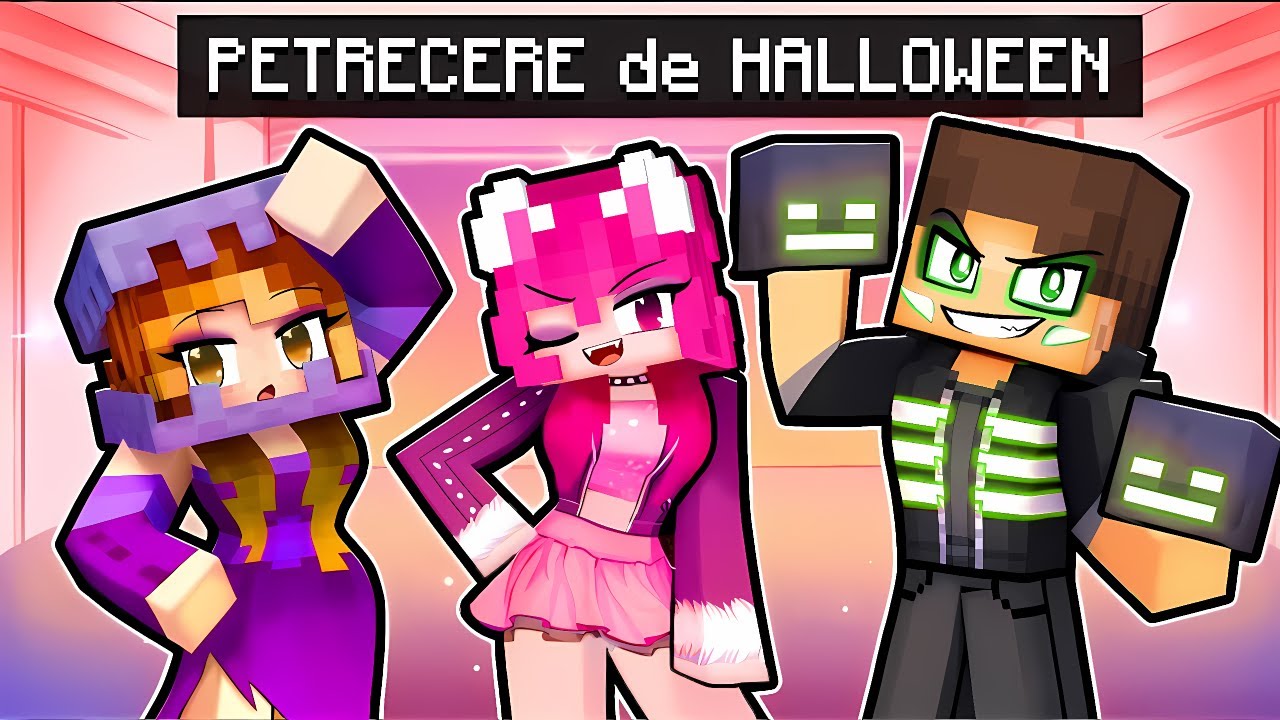 PETRECERE de HALLOWEEN in Minecraft!