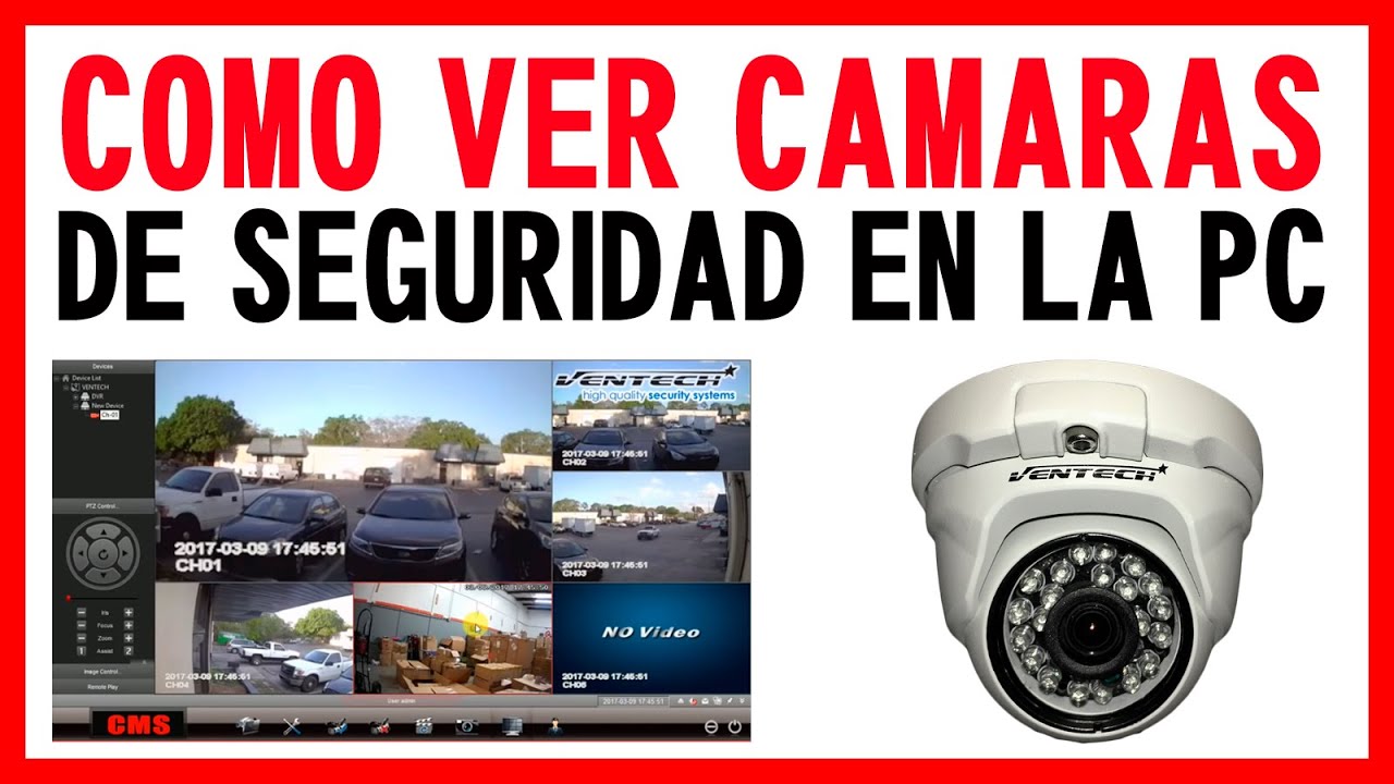 ✅ Programa para ver camaras de seguridad en PC  (Funciona 👍)