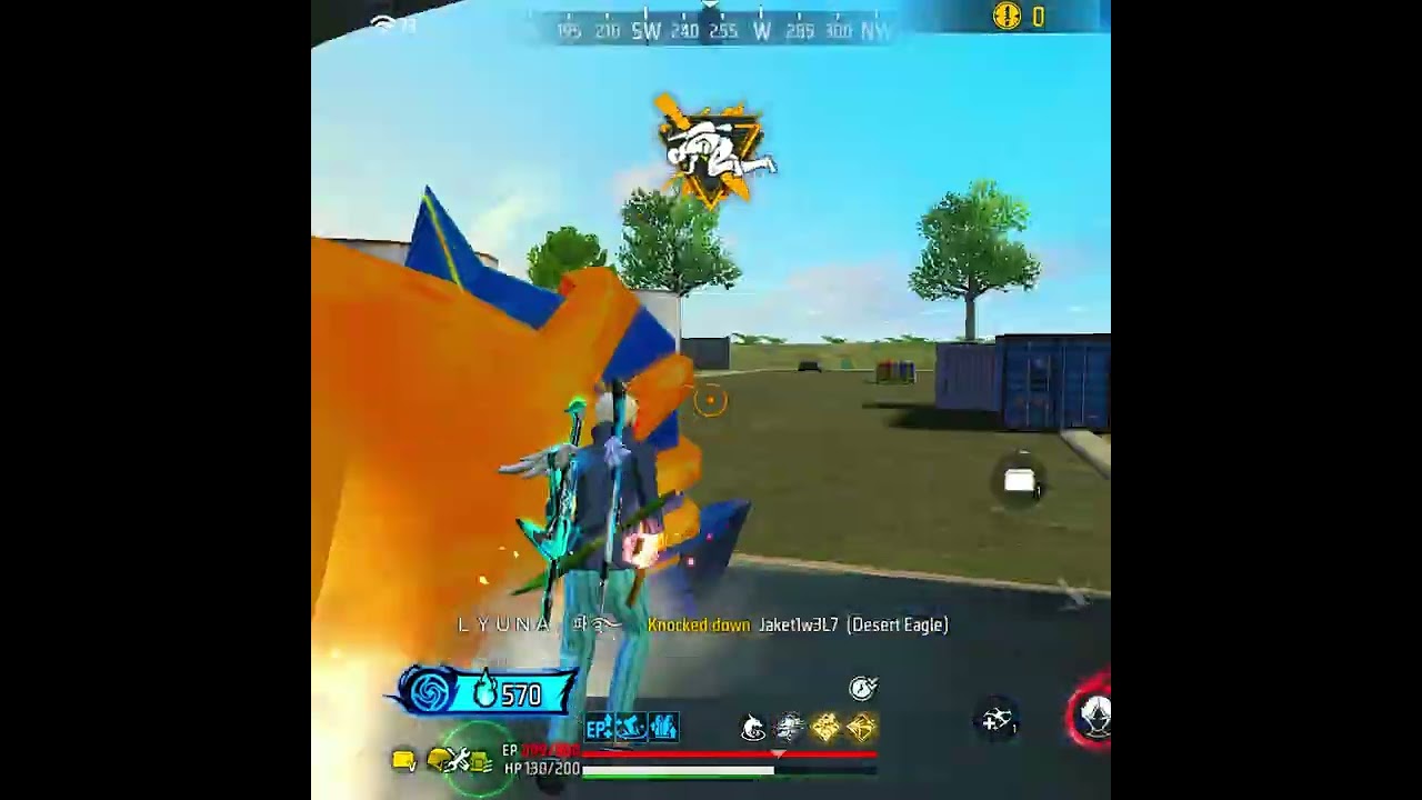 LYUNA WITH DESERT EAGLE vs🌏💀