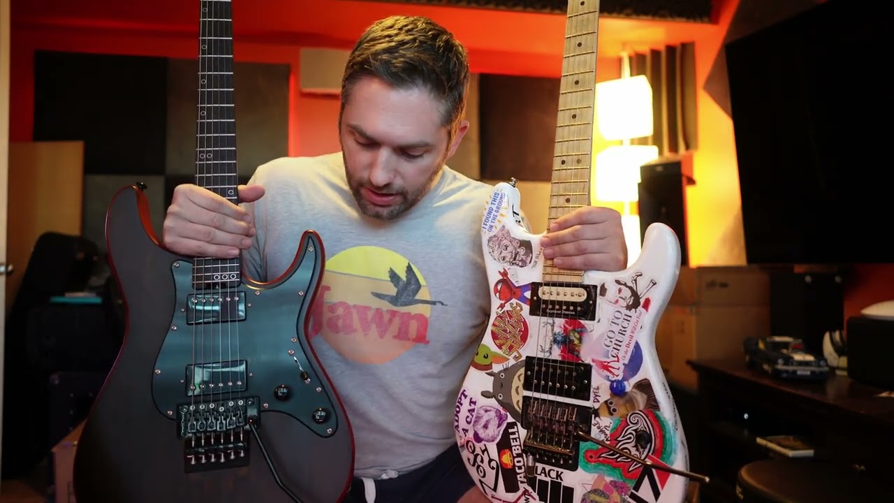 Schecter Exotic SVSS против My Charvel San Dimas