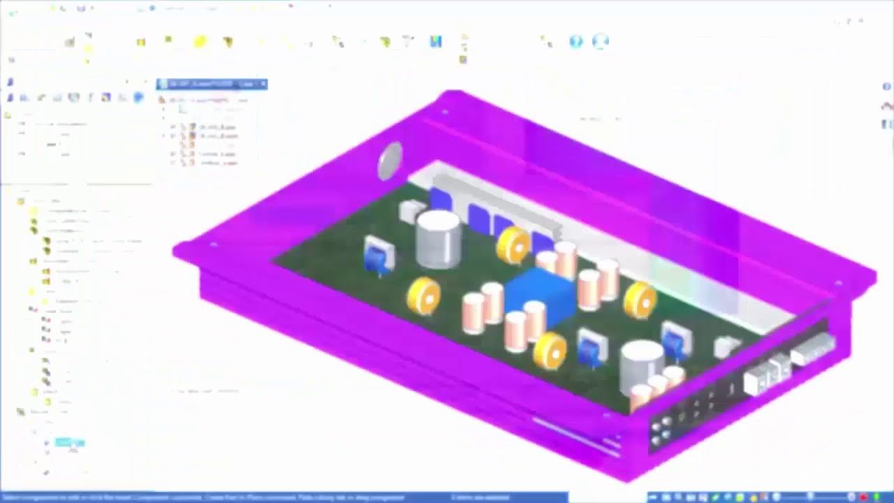 FloEFD™ для Solid Edge®:  исследование теплового режима усилителя звука