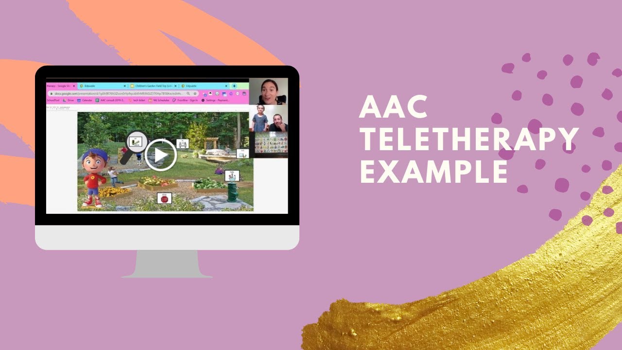 AAC Teletherapy Example