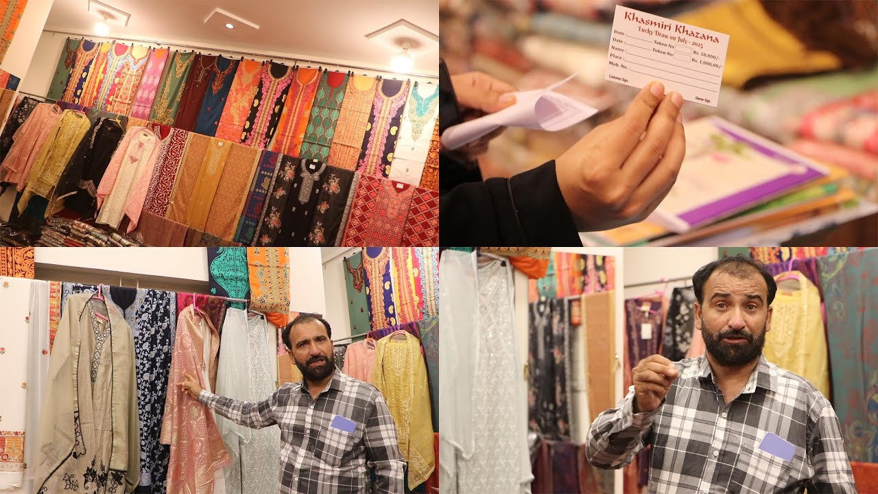 WIN BIG WITH KASHMIRI KHAZANA, KASHMIRI SUITS SAREE & DRY FRYITS SHOP, GET A CHANCE TO WIN ₹1 LAKH