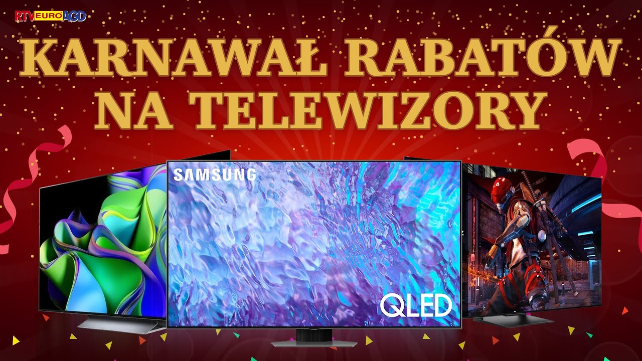 Szukamy promocji na TV! 144 HZ, OLED czy QLED?