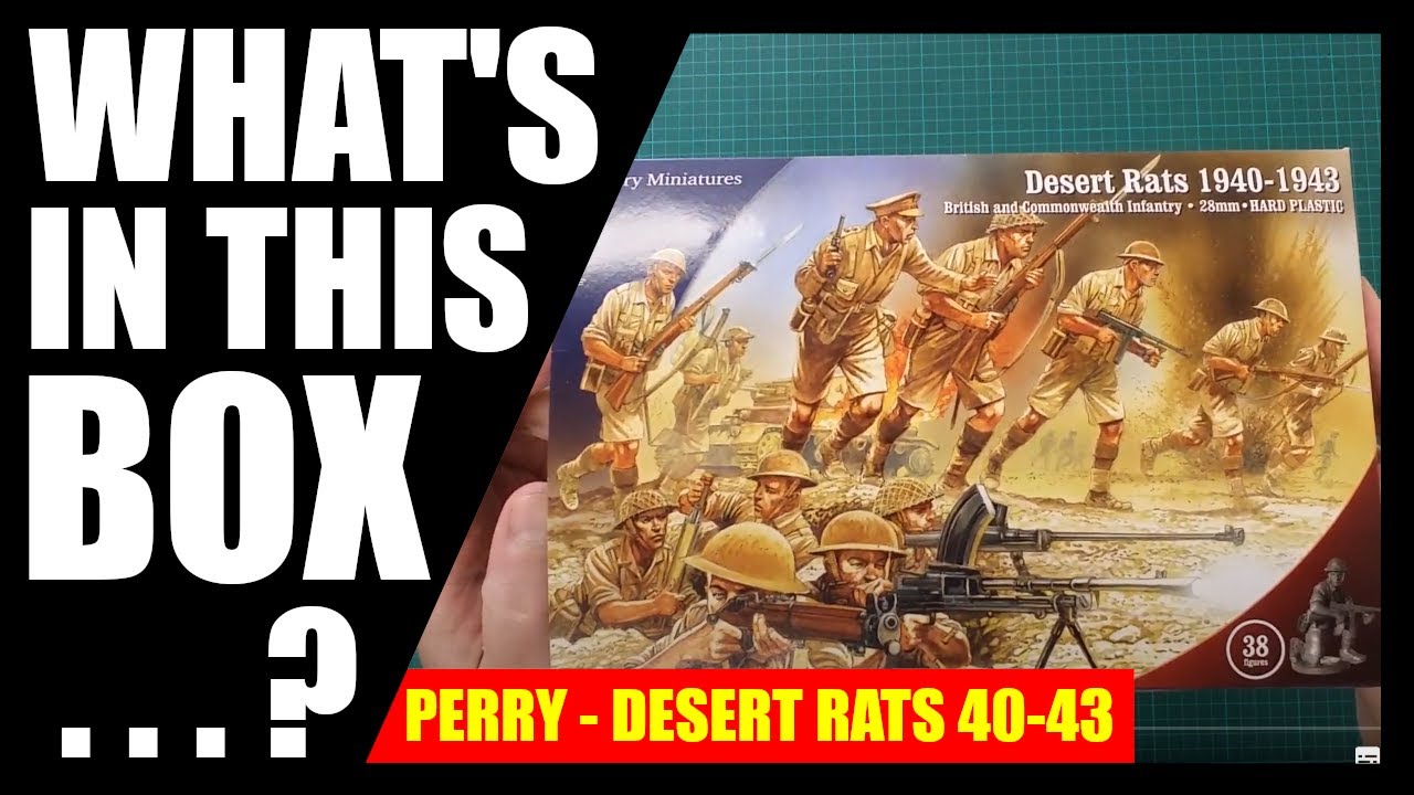 661 - Perry Miniatures Desert Rats 1940-1943 in 28mm Scale