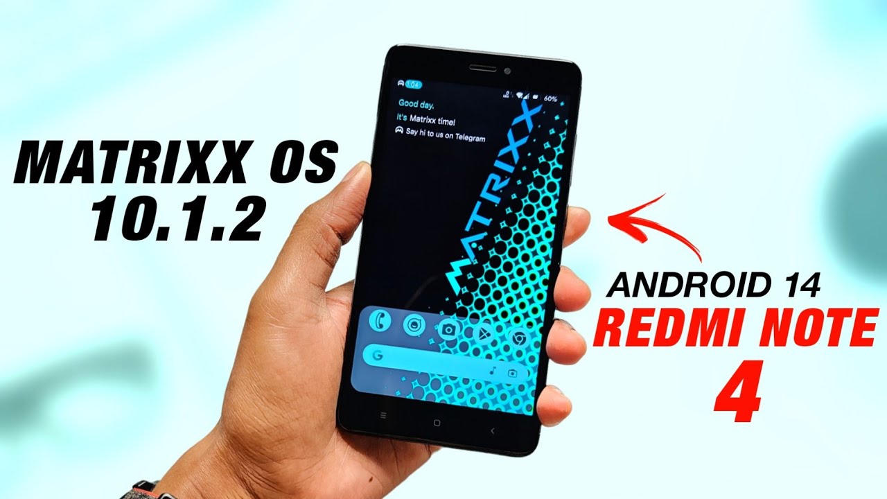 Matrixx OS 10.1.2 For Redmi Note 4 | Android 14 QPR1 | Bugs & Features | Full Detailed Review