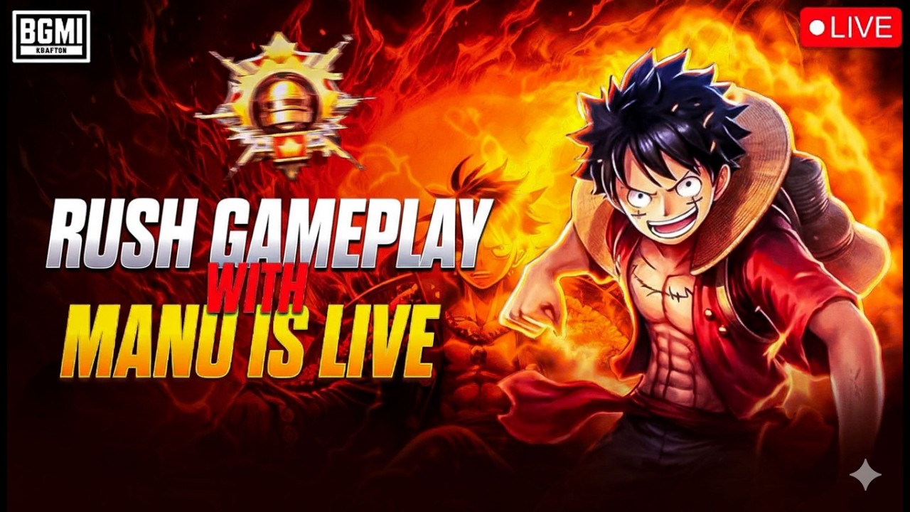 RUSH GAMEPLAY W MANU | BGMI 4.2 UPDATE IS CRAZY 😱 New Mode, AR Buff, Gameplay Changes