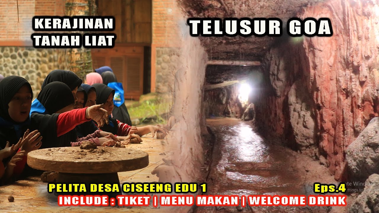 Petualangan GOA dan Lumpur | Review Pelita desa Ciseeng edu1 episode 4 | Outbond Anak Sekolah