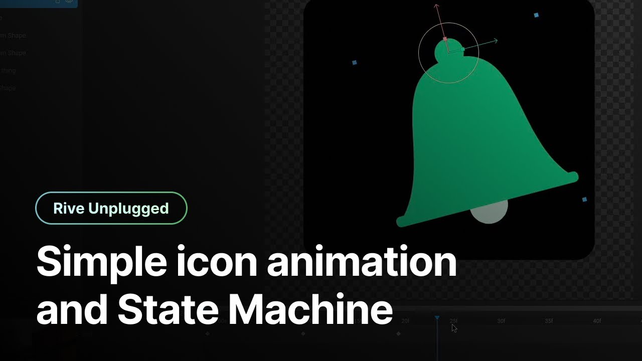 Давайте анимируем значок колокольчика с помощью Rive