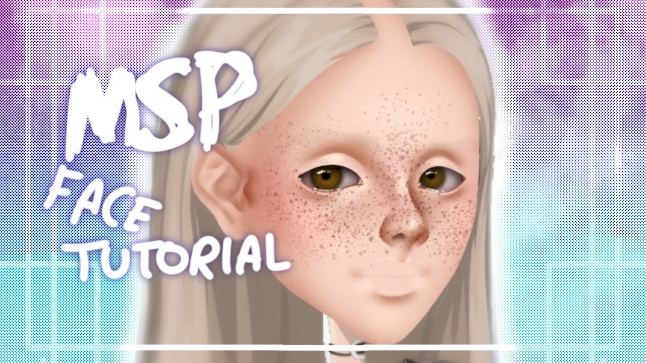 MSP Speedpaint Tutorial : How I Edit Faces On My MSP Edits