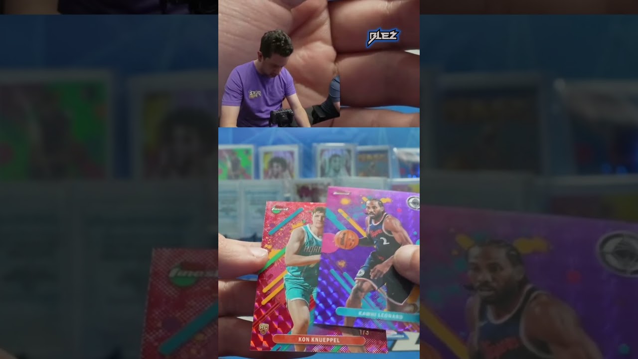 Она назвала эту баскетбольную карточку с автографом Кона Кнеуппеля #cardcollector #sportscardcoll...