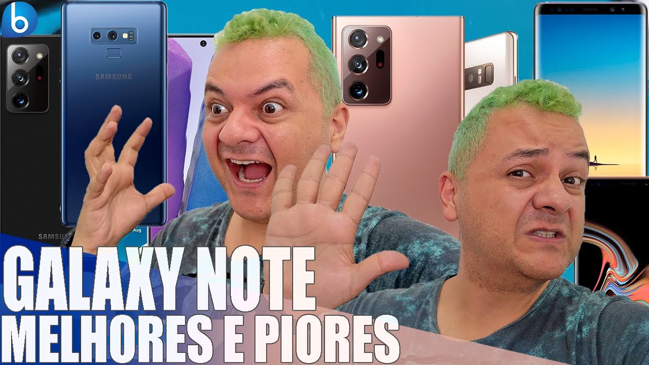 Os MELHORES e os PIORES GALAXY NOTE da SAMSUNG!