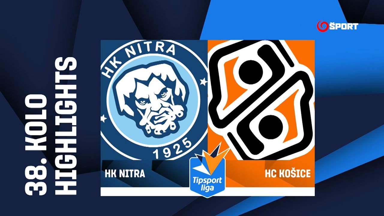 38. kolo: HK Nitra - HC Košice 3:2 (0:1, 2:0, 1:1)