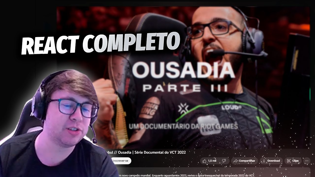 TIXINHA REAGINDO AO DOCUMENTÁRIO DO CHAMPIONS (VÍDEO COMPLETO)