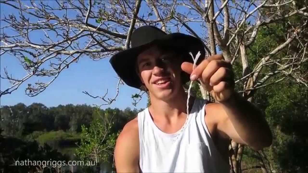 How to make a Cracker for a Stock Whip - Nathan Griggs