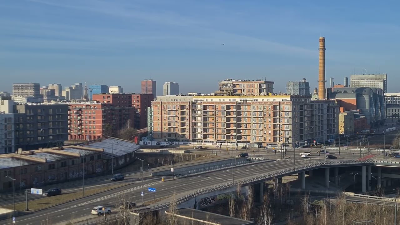 Slow TV - Quiet City Morning | Urban Landscape | 45 Minutes | 4K 60fps