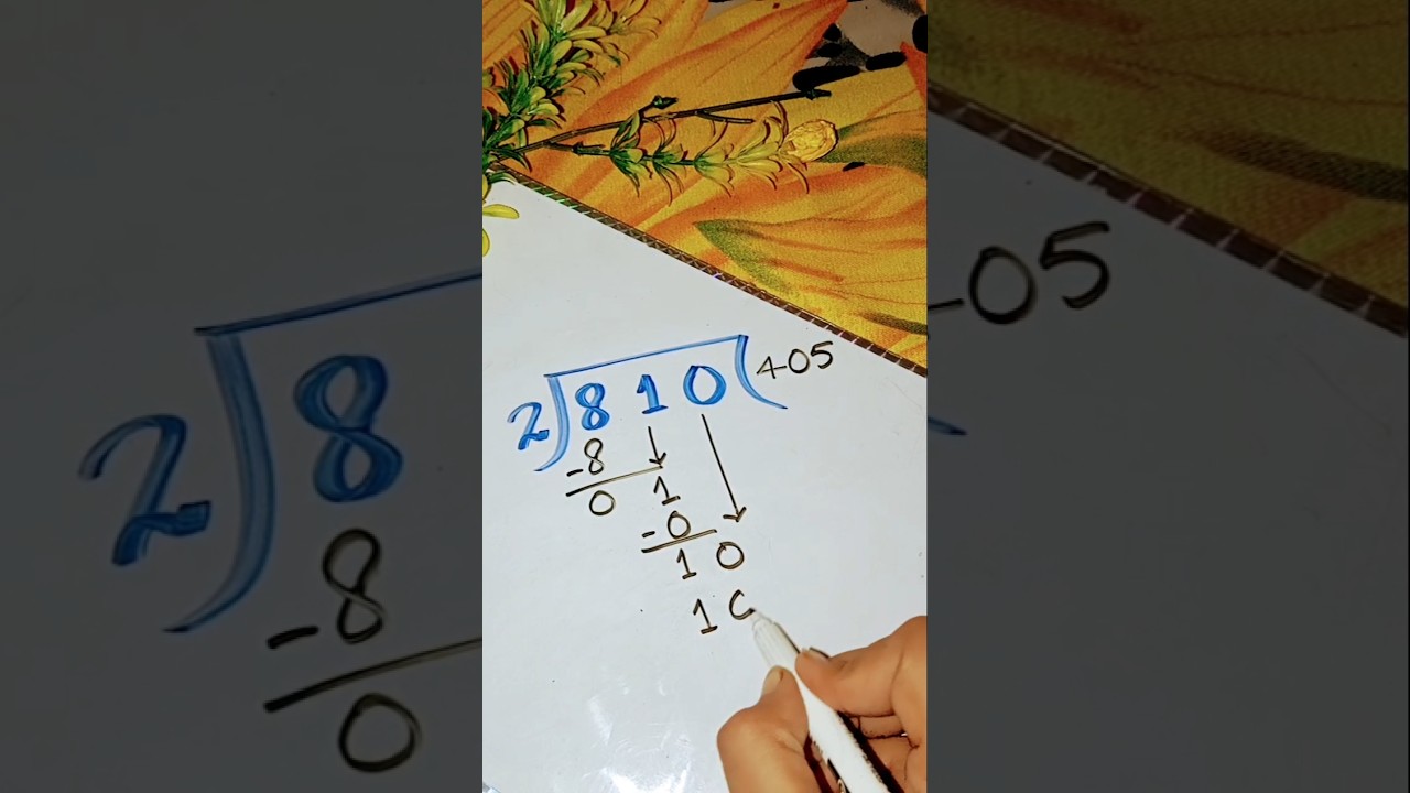 Correct long division method #mathhacks #division #maths