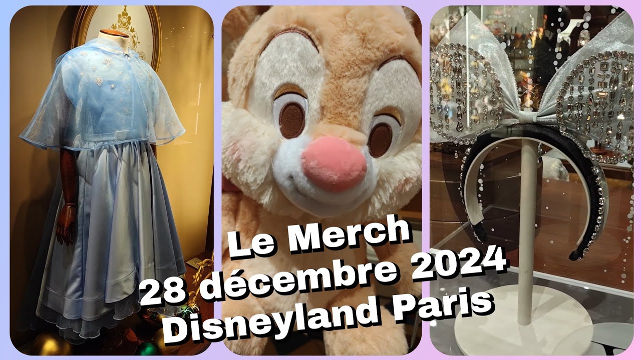 dernier merch de l'année 2024 avec Tic et Tac, les ears Vera Wang, la robe de princesse Givenchy...