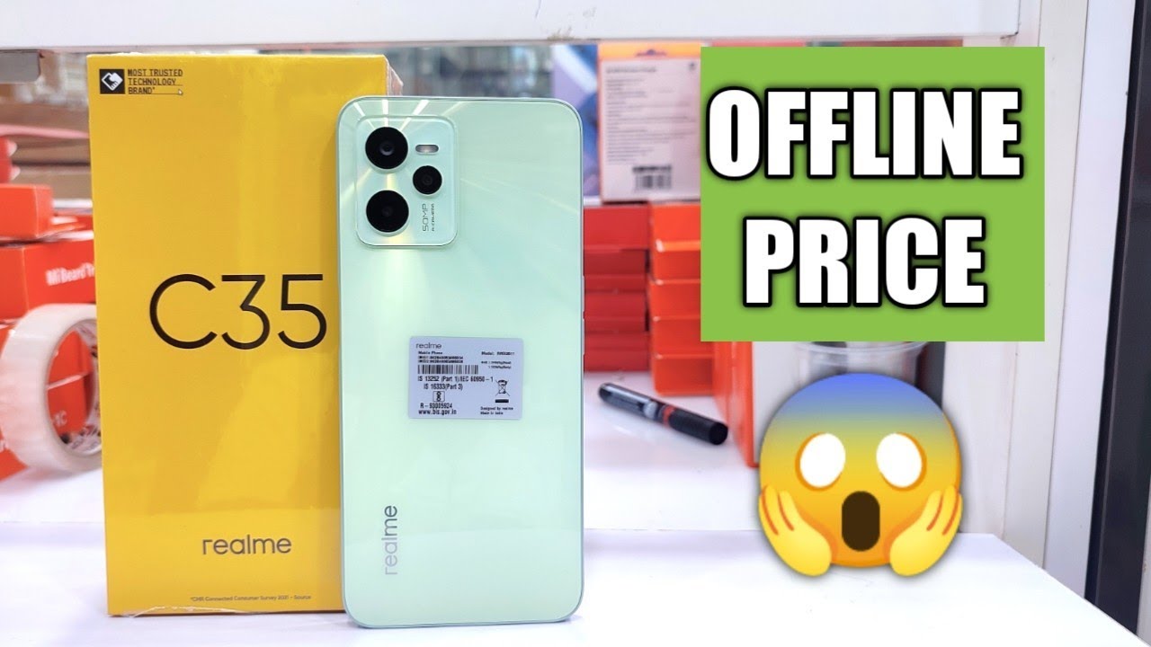Realme C35 Offline Market Price | Realme C32 Unboxing Honest Review | Realme C35 Green Colour Offer