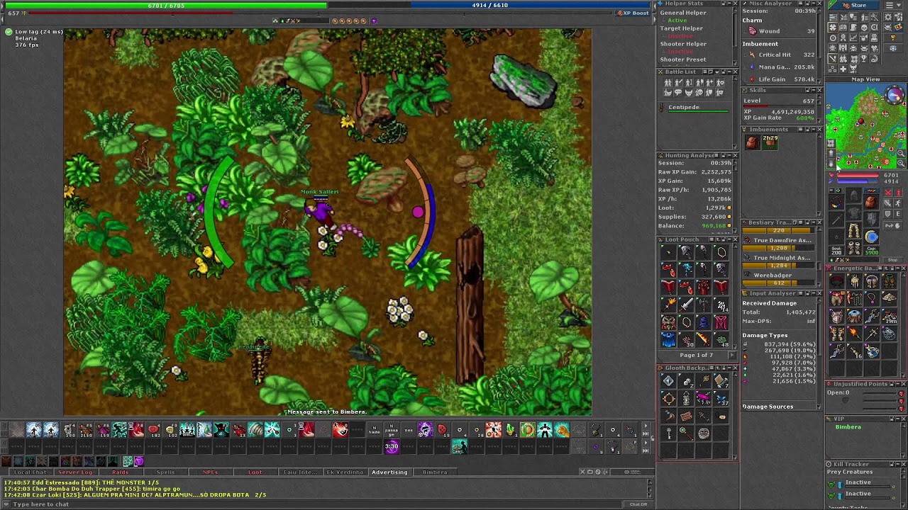 TIBIA RUBINOT MONK 650