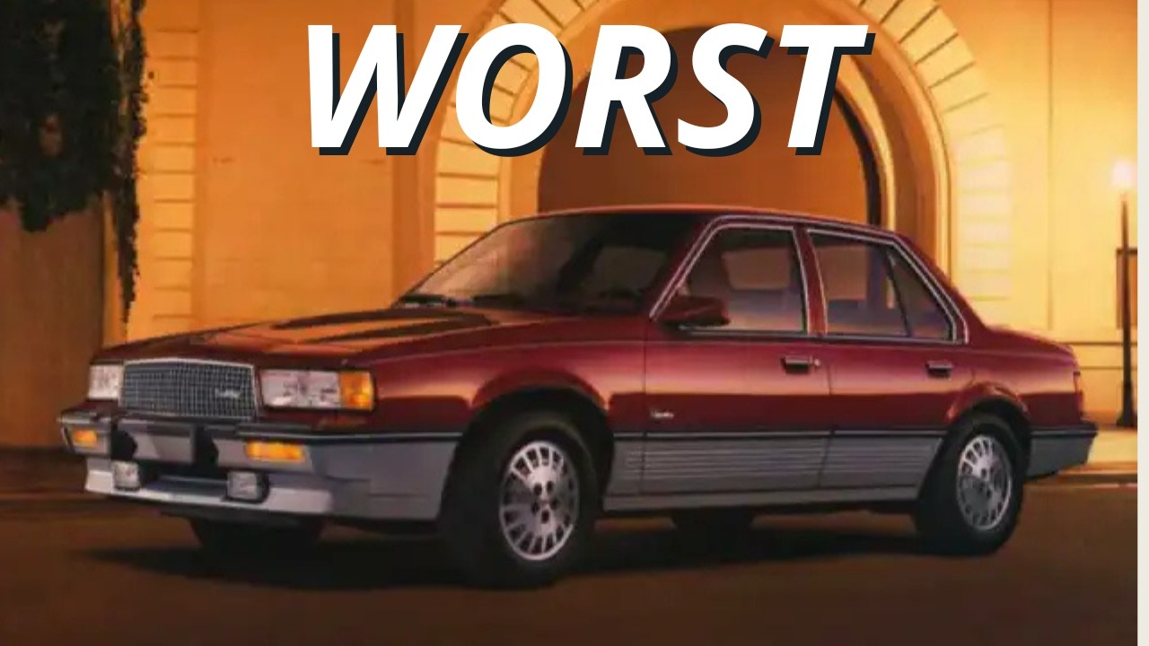 Top 10 WORST Cars of the 1980s