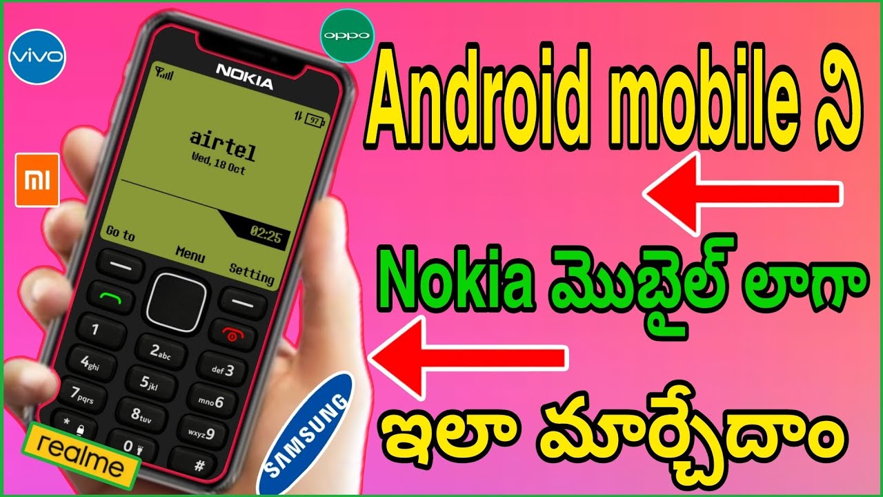 how to use Nokia launcher 1280 in Android mobile full details in Telugu #youtubeed #bhaskartechin