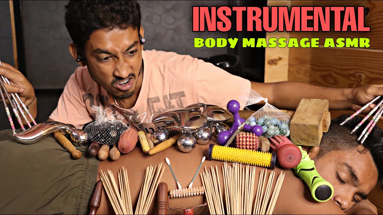 Master Of Cracks mix tools body massage with ASMR Triggers & Tingles | Loud Neck Cracking