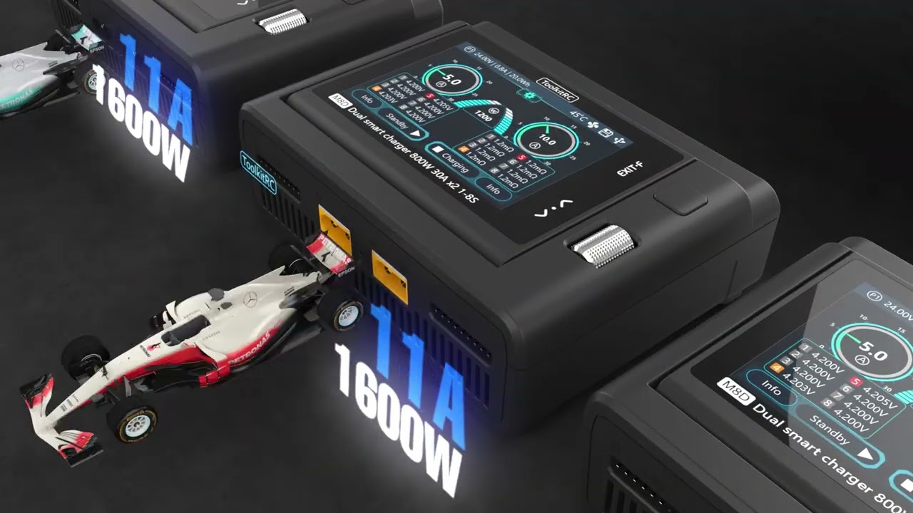Meet the Powerhouse: ToolkitRC M8D Presentation & Overview (1600W Touchscreen Charger)