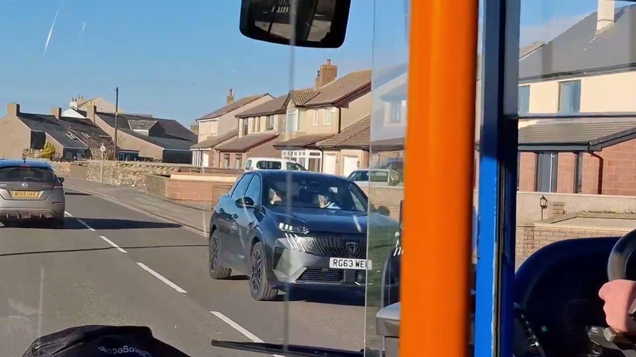 WEST CUMBRIA BUS RIDE : MARYPORT TO SILLOTH & SKINBURNESS ON STAGECOACH 47921 ON 07.3.26