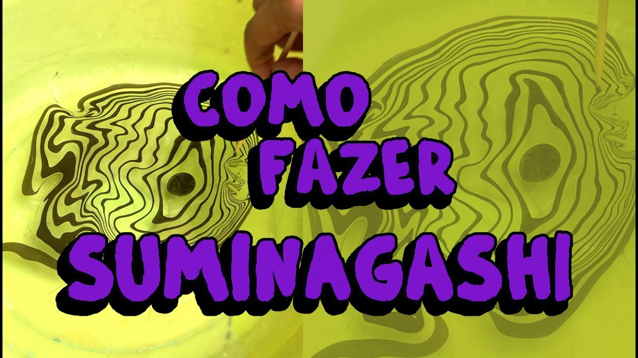 Como fazer Suminagashi: a técnica japonesa de marmorizar papel
