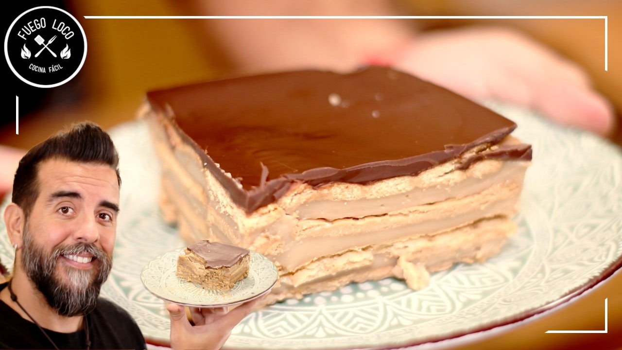 Tarta de Galletas y Café con Chocolate ¡La famosa TARTA de la ABUELA versionada!