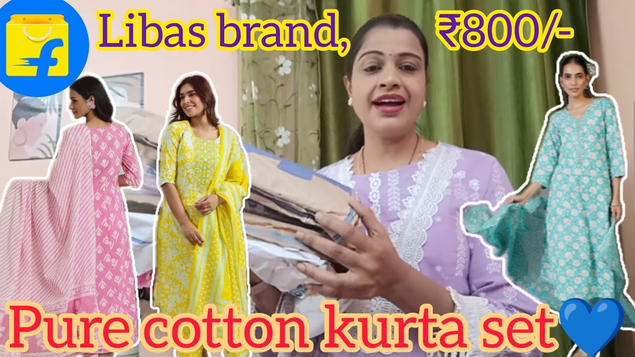 Libas pure cotton kurta set 💙 for summer?| Summer Special Comfortable Kurti Set for Women? |flipkart