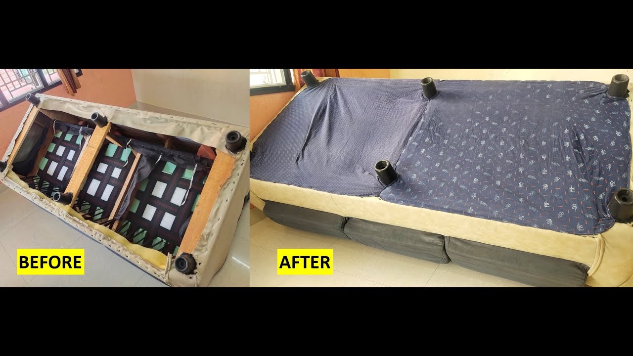 How to replace Sofa Bottom Cloth yourself ? 
