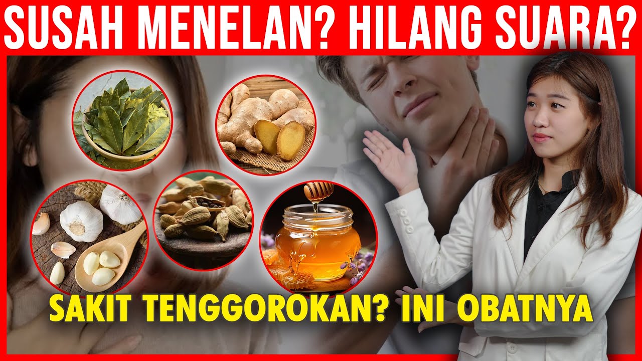 Obat Alami Untuk Meredakan Sakit & Radang Tenggorokan | Hati2 Antibiotik & Obat Batuk