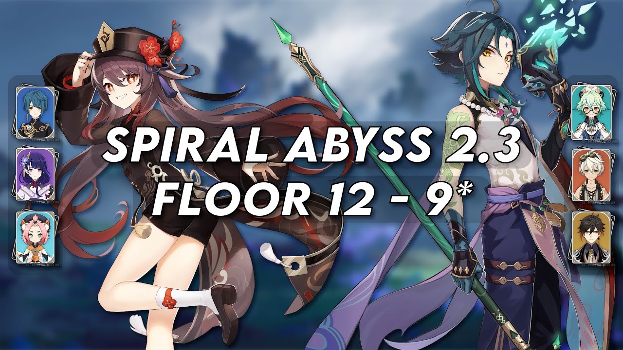 Hu Tao C0 & Xiao C0 - Spiral Abyss 2.3 - Floor 12 - 9 Stars | Genshin Impact