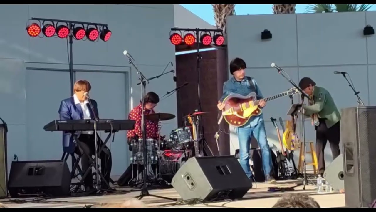 Tom Diab sits in with Beatle Beat in Apopka, Fl