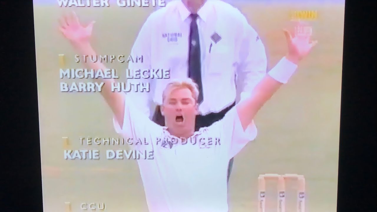Channel Nine Cricket Australia vs South Africa 1997/98 End Credits