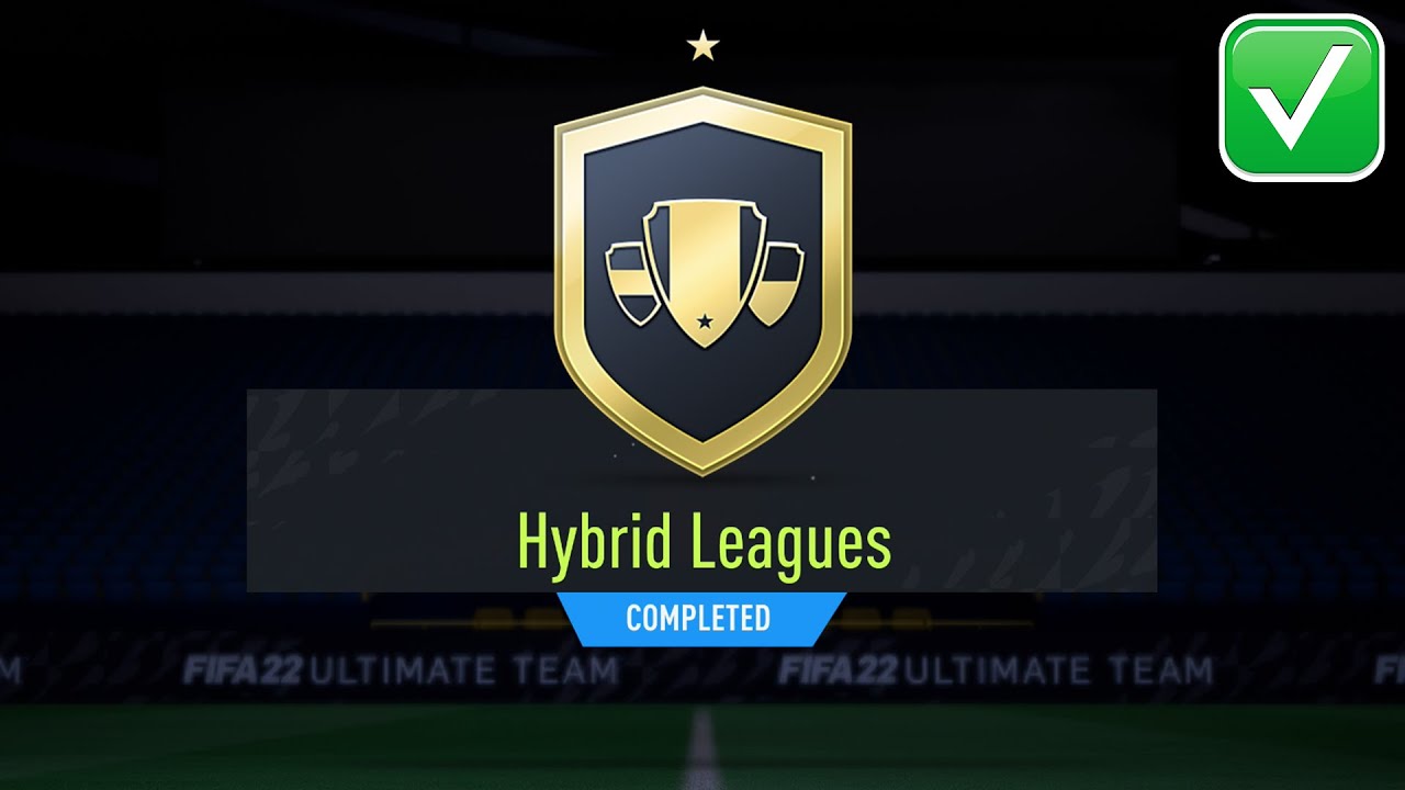 FIFA 22 HYBRID LEAGUES SBC - CHEAPEST METHOD *ALL GOLD PLAYERS* (SBC COMPLETED)