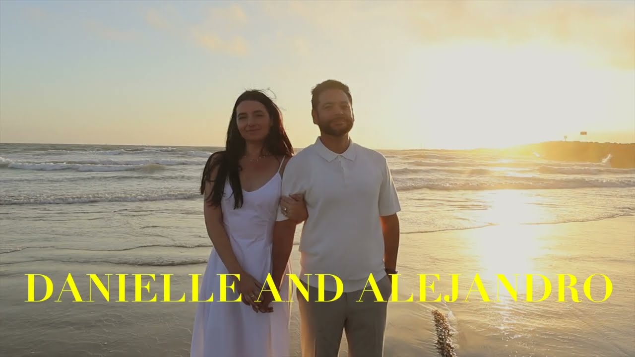 Danielle & Alejandro's Romantic Engagement Session at Ventura Beach | Sunset Love Story