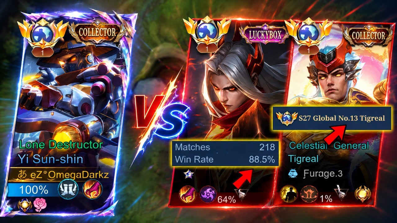 YSS vs EX TOP GLOBAL #13 TIGREAL & 88% WR LEOMORD SMURF 😳 | MLBB