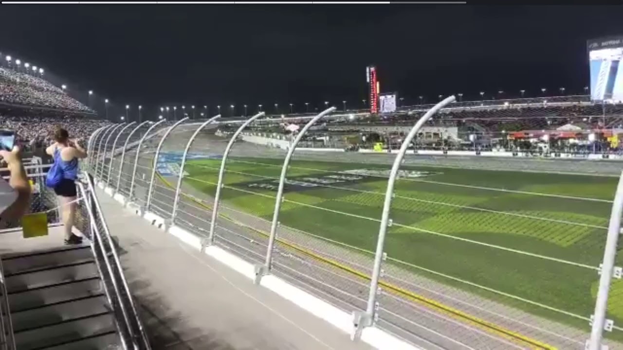 Front Row View of Ryan Newman Flip 2020 Daytona 500.