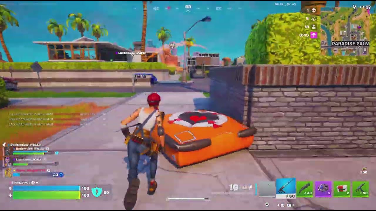 Fortnite reload squads (clip) gameplay 
