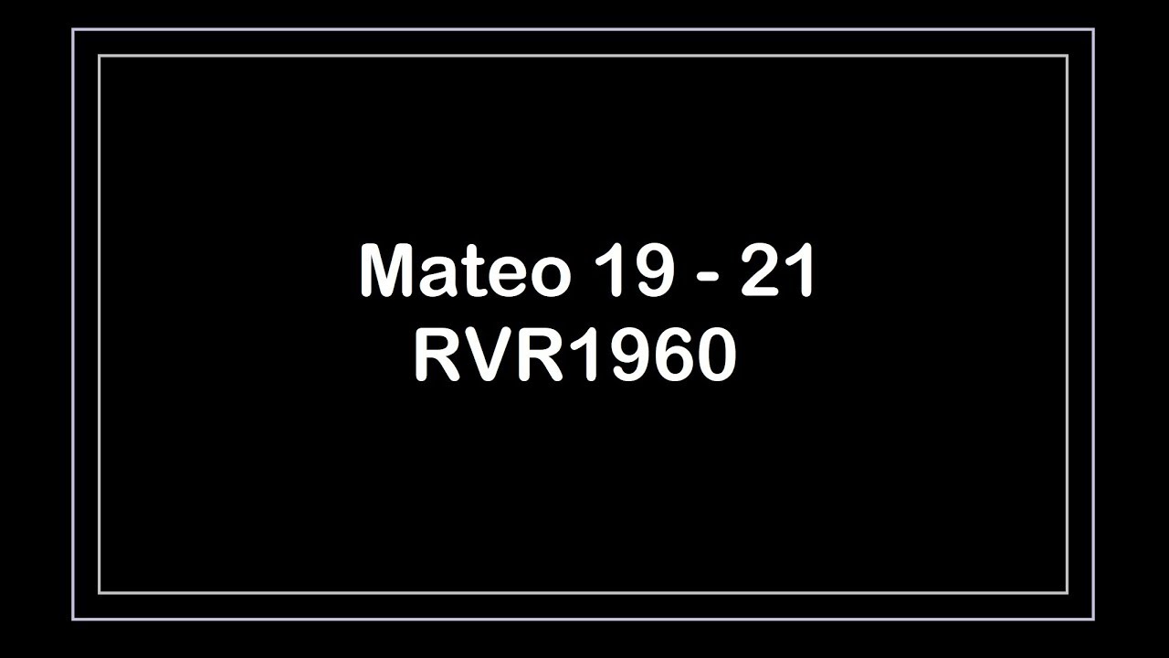 La Biblia en un año/Mateo 19 - 21 (Audio, Letra) Día 276